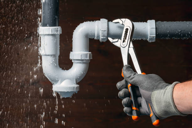 Professional Water Line Repair technician working in Walburg, TX